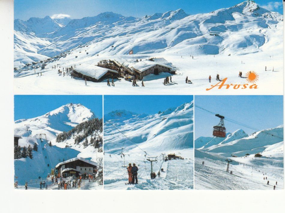Ansichtskarten: Arosa 1990 – Gebraucht aus Bürglen TG von StampGraf