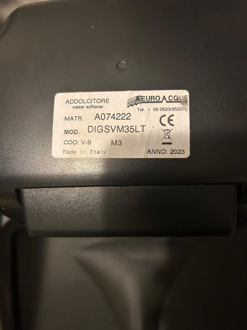 Sanitari: Euro Acque Water Softener (2023) - like new – Nuovo (secondo la descrizione) da Gingins venduto da Kakakia 3