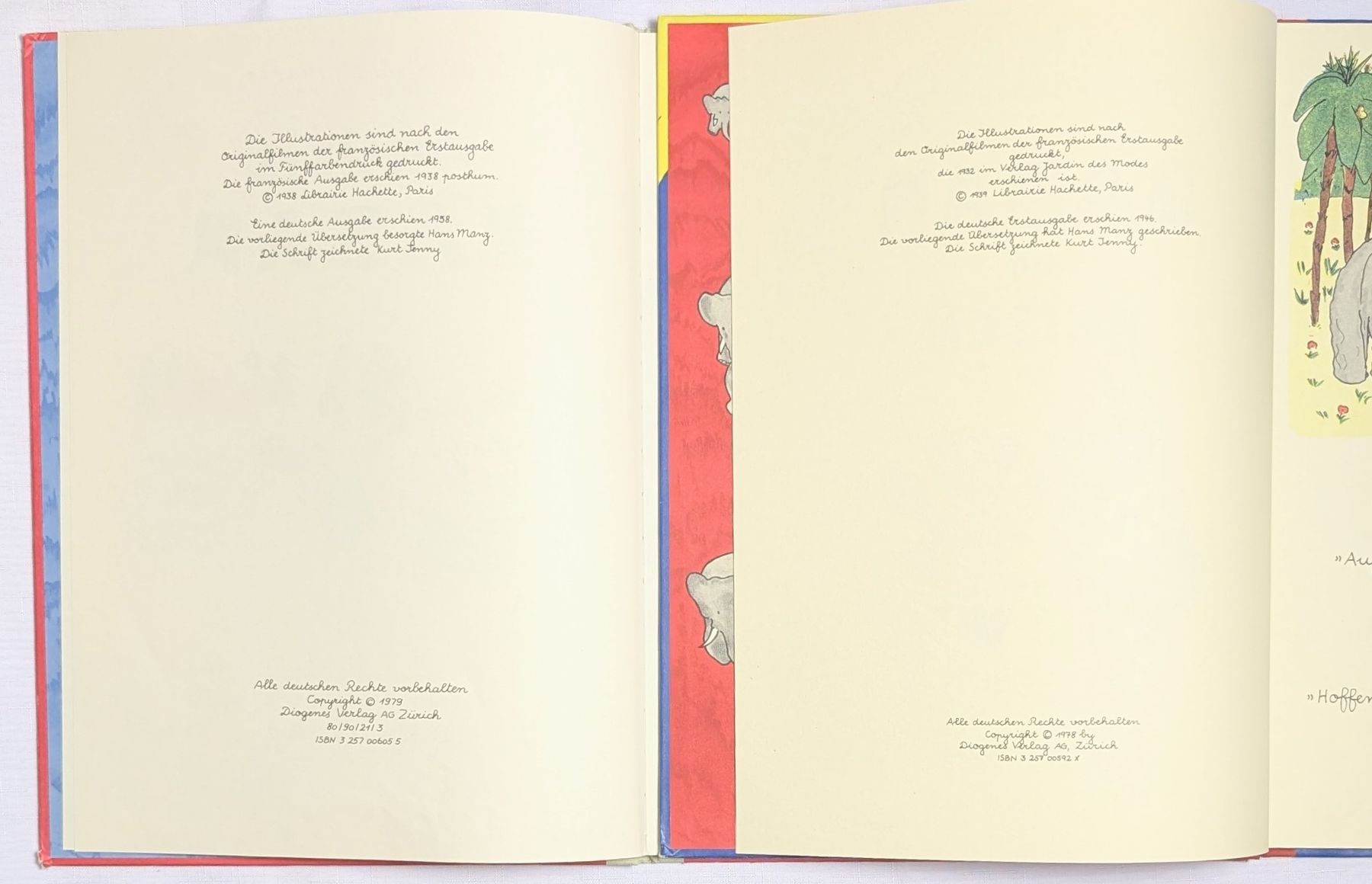 Libri: 2x Vintage Babar Bücher - Jean de Brunhoff – Nuovo (secondo la descrizione) da Wängi venduto da ABIZONE-86 1