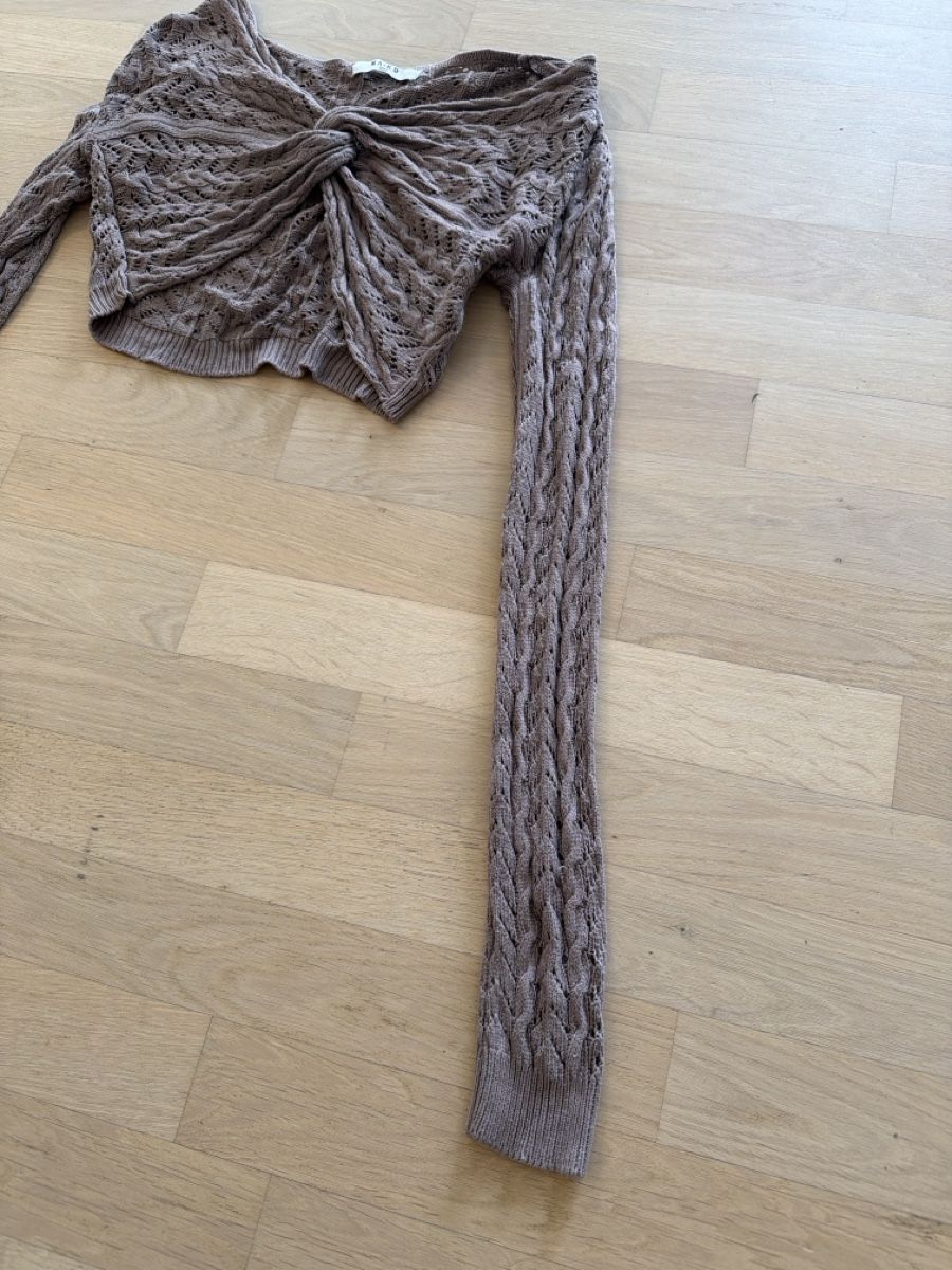 Top: Brauner Strick Crop-Pullover Gr. M – Nuovo (secondo la descrizione) da Effretikon venduto da MaisonNade 2