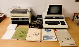 CBM PET 2001, Drucker CBM 4022, Floppy CBM 8050, Handbücher