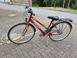 Leopard "Alley Cat" Fahrrad rot guter Zustand