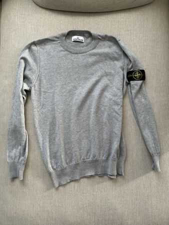 Stone Island Baumwollpullover Grau M