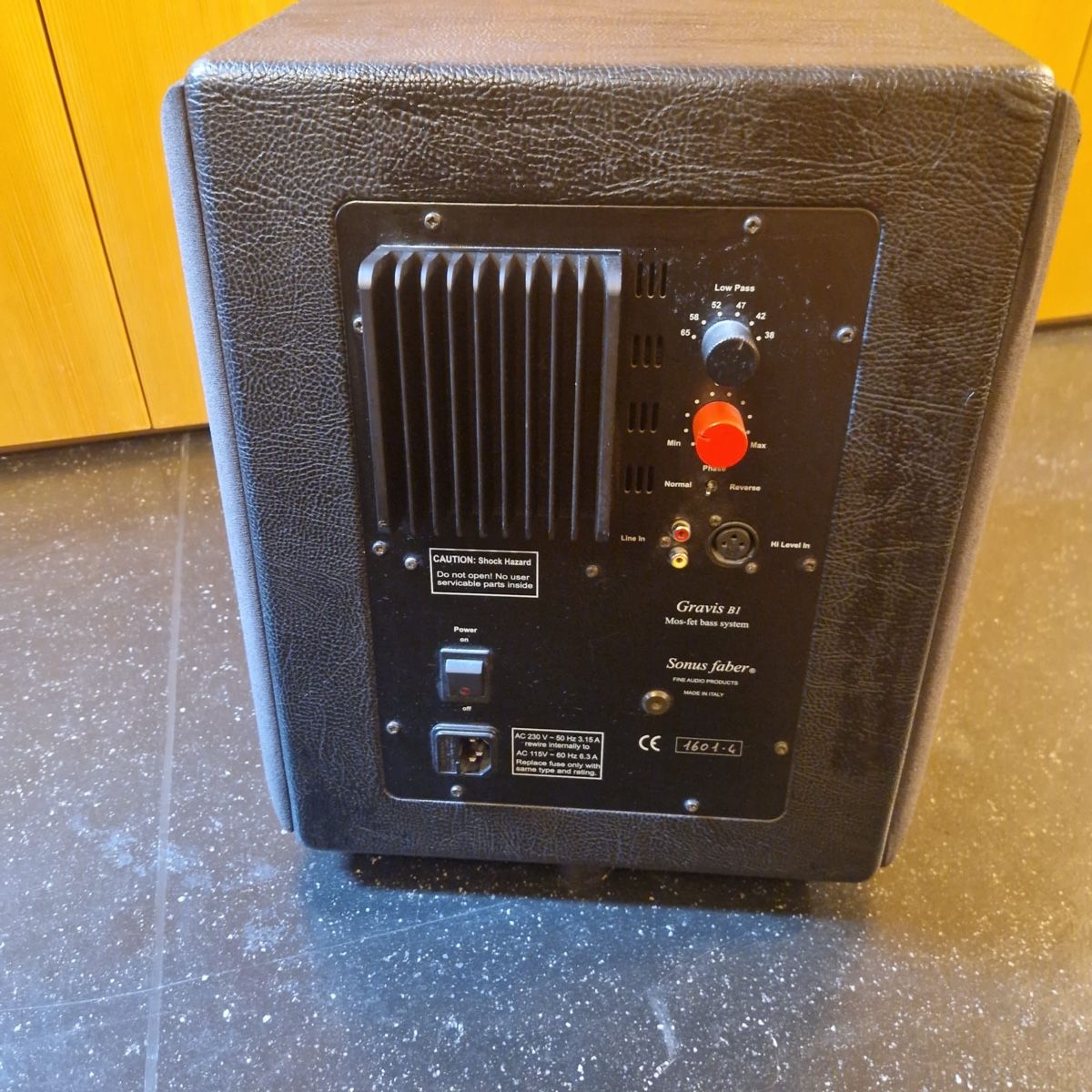Sonus Faber Casse acustiche: Subwoofer Sonus Faber Gravis B1 – Usato da Le Vaud venduto da Balthasar 3