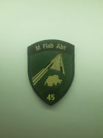 BADGE ECUSSON MILITAIRE SUISSE M FLAB ABT 45