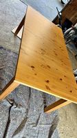 Ikea Holz Esstisch ausziehbar bis 2.95m