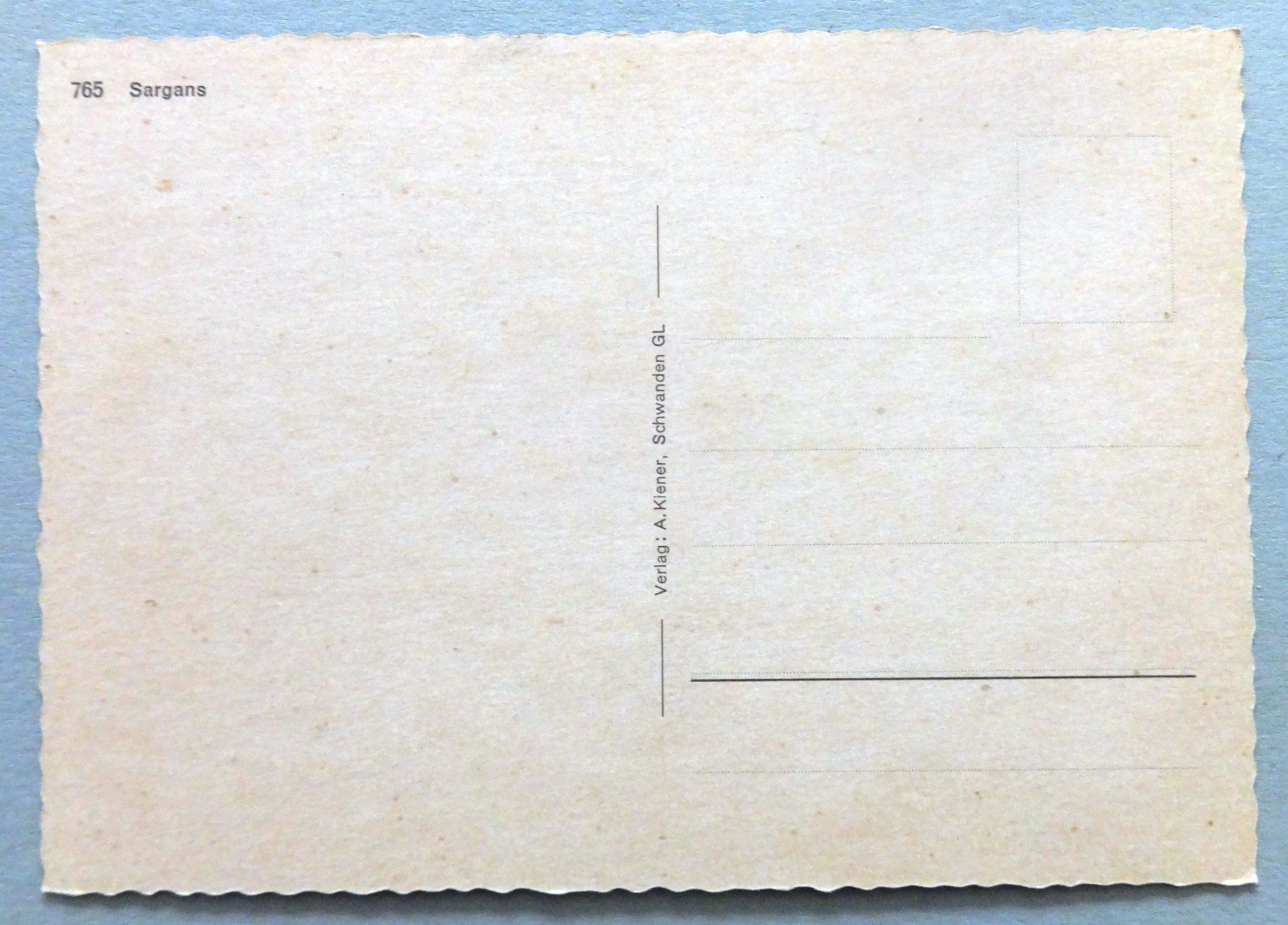 Cartes postales: Sargans – D'occasion à Fétigny par Billy2miny 1