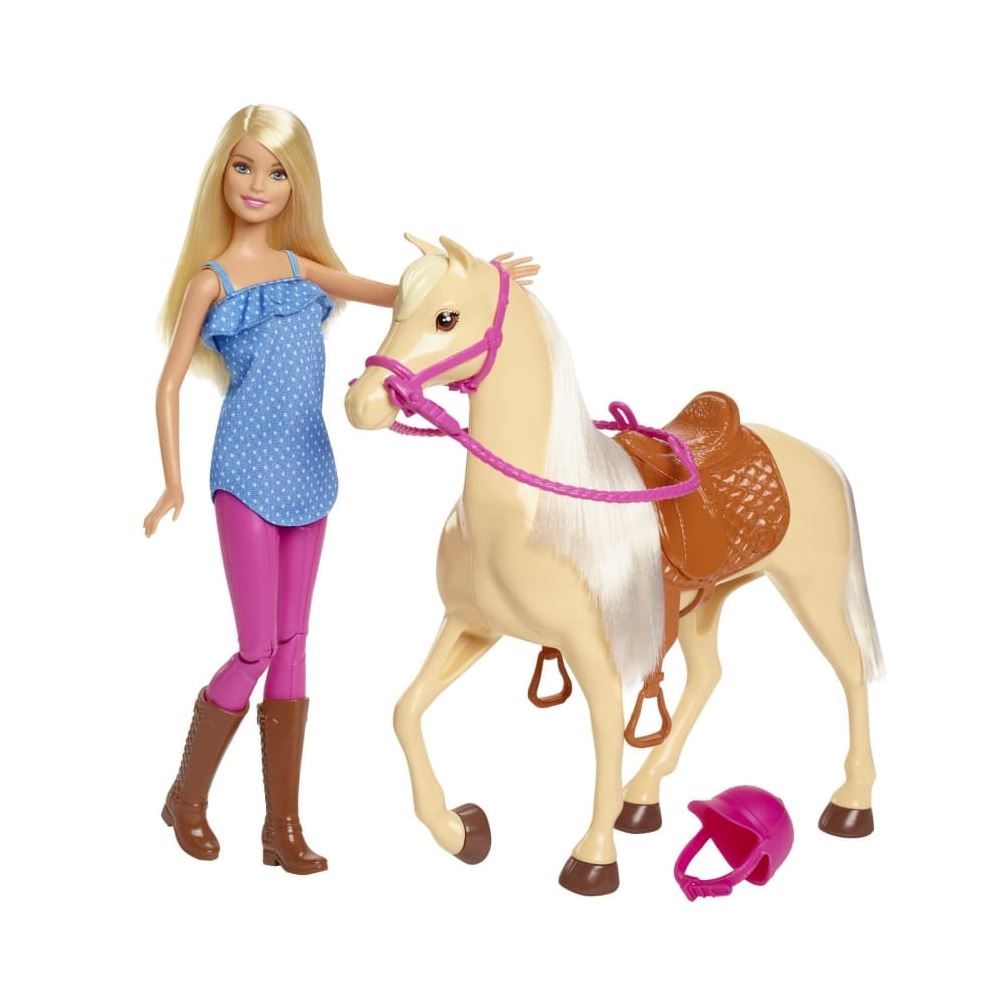 Bambole: Barbie Puppe Blond mit Pferd – Nuovo e nell'imballaggio originale da Wettingen venduto da Swala