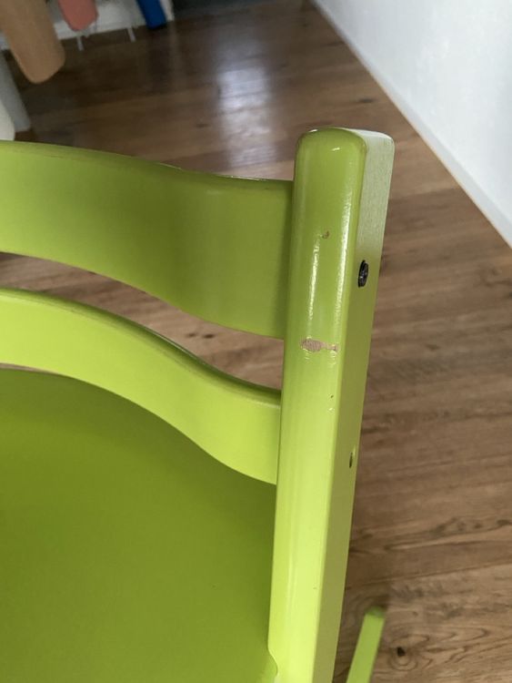 Stokke Tripp Trapp Hochstuhl grün gebraucht 3