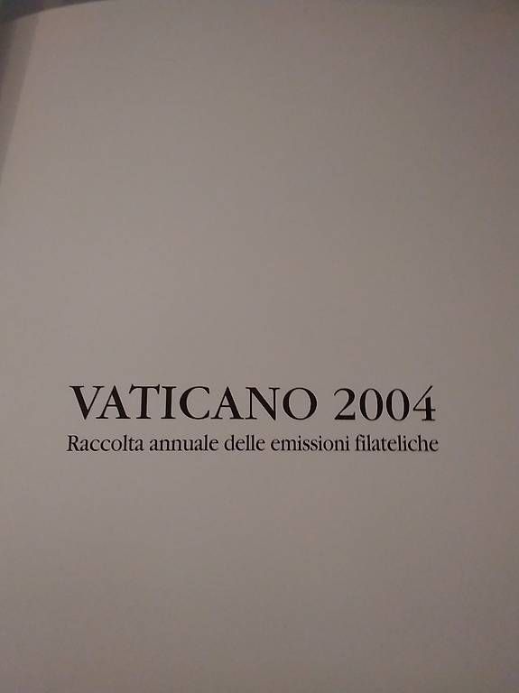 Fumetti: Volume filatelico annuale del Vaticano "Volume 2004" – Usato da Agno venduto da MarcoC010203 1