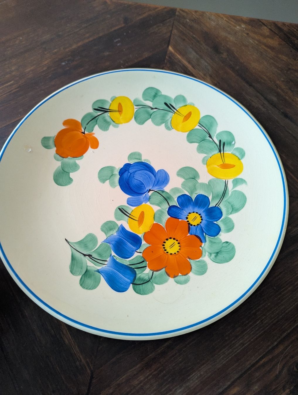 Set di piatti: Ditmar Urbach Teller Set mit Blumenmuster 7-teilig – Usato da Zürich venduto da Rosahasi 1