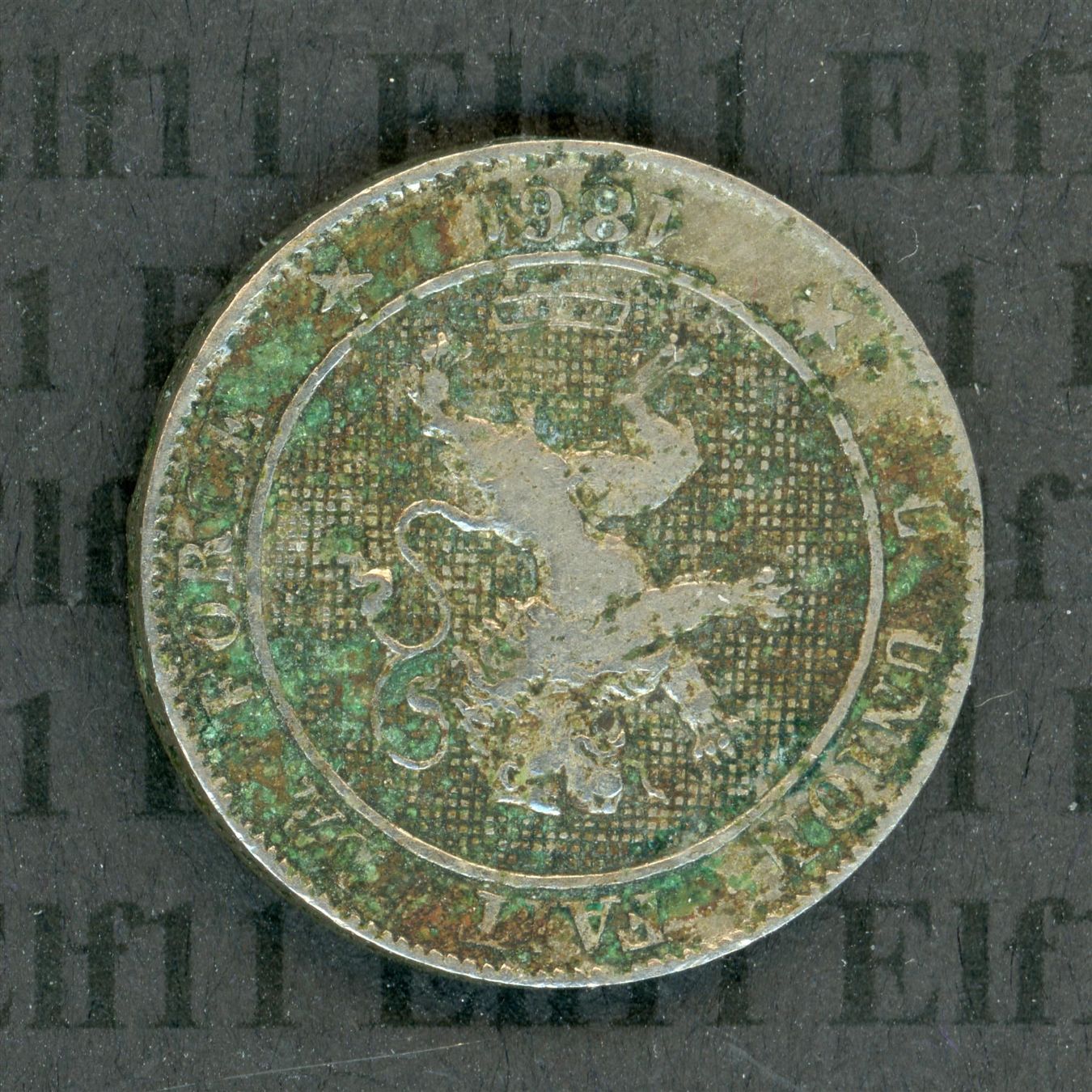 Tutti le monete: BEF___0.05 1861 -ss 5 Centimes – Usato da Widnau venduto da Elf11