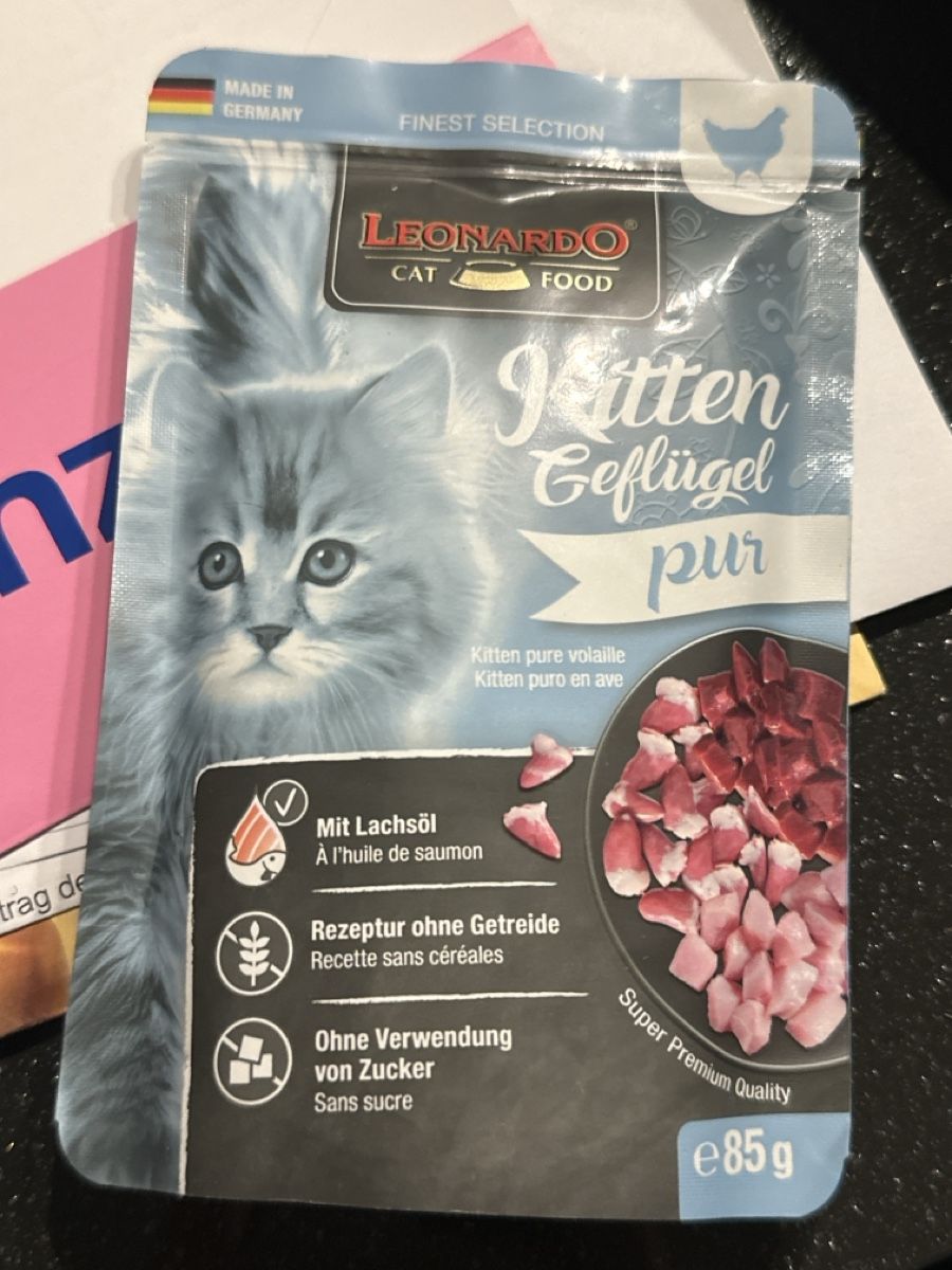 Mangimi: Leonardo Katzenfutter Kitten Geflügel  – Nuovo e nell'imballaggio originale da Wynau venduto da xRahelx 1