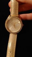Montre Guess dorée bracelet en cuir