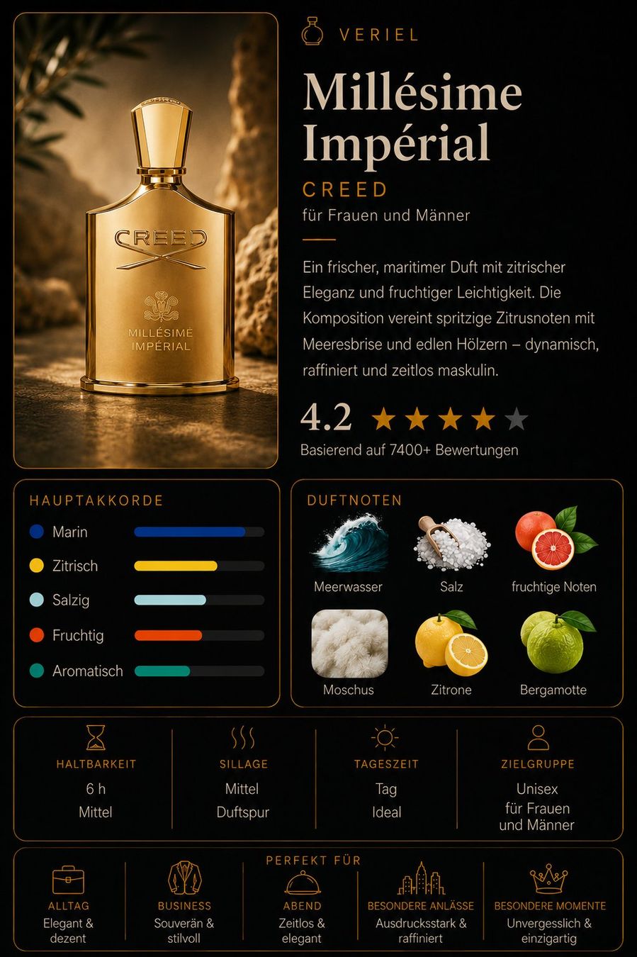 Creed Parfums & Eau de Toilette: Millésime Impérial Duftprobe 10ml – Neuf (Voir description) à Aesch BL par VERIEL_Official 3