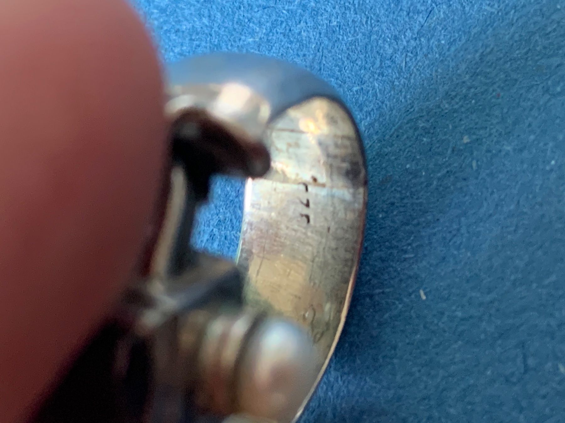 Ringe: Silberring burgunder Perlen (47/15) – Gebraucht aus Laufen von Bellebellezza 8