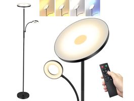 Stehlampe LED mit Fernbedienung, Touch Stehleuchte, dimmbar