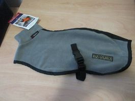 Rollkragen Hundemantel Equafleece Grau Neu Rückenlänge 43cm