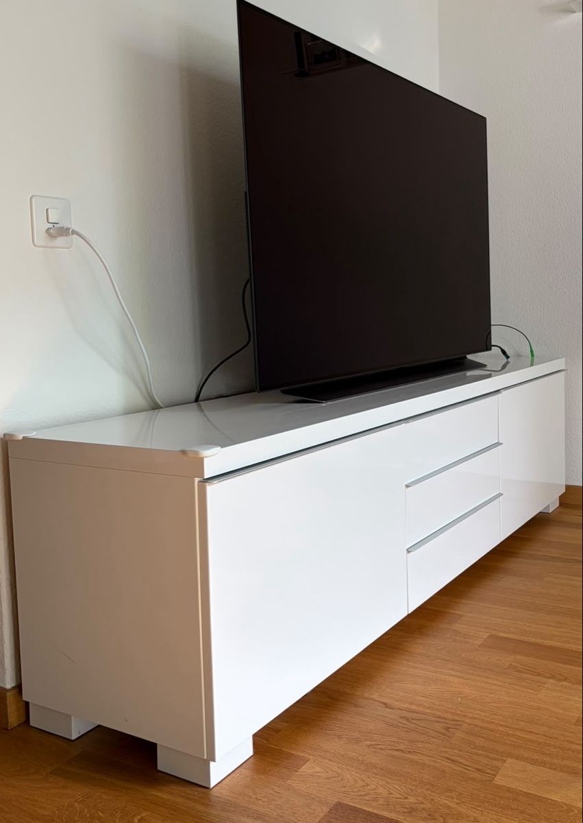 Ikea Mobili TV: TV Sideboard, Ikea Besta burs, weiss – Usato da Basel venduto da fab_5plp 1