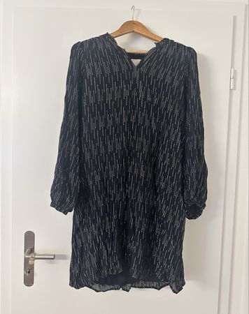Part Two Kleid schwarz gold Gr. 40