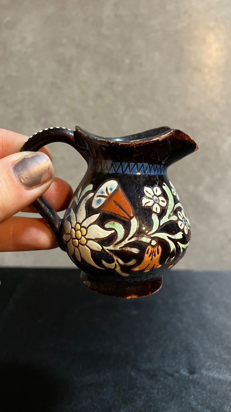 Caraffe: pot à crème ( Thun ? ) – Usato da St-Cierges venduto da LeRegain