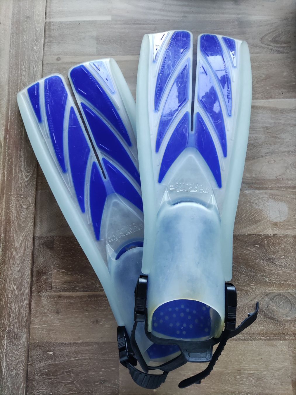 Pinne, Maschere & Boccagli: Atomic aquatics Splitfins, L – Usato da Arboldswil venduto da Ve1774