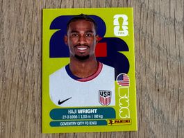 FIFA World Cup 2026 Haji Wright Panini USA 19