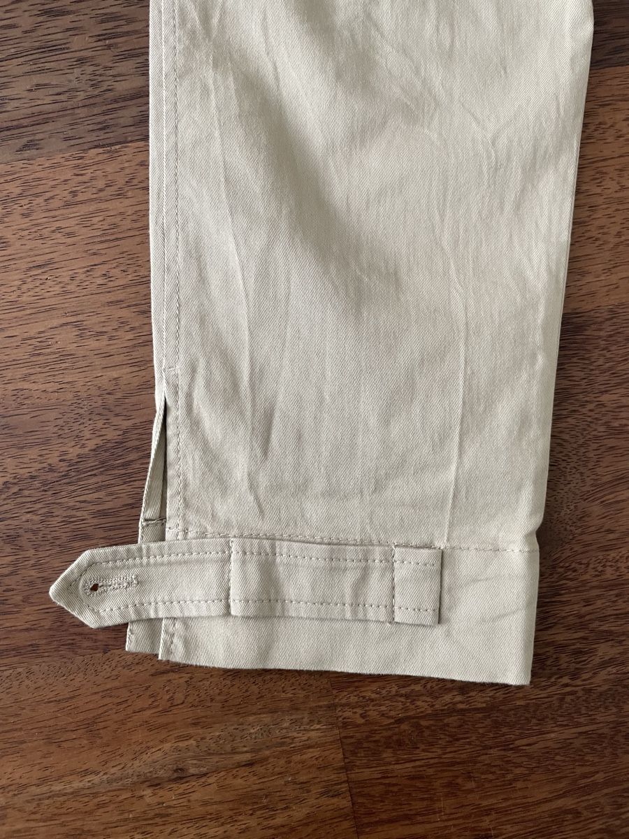 Prada Pantaloni: Hose Prada beige Grösse 38 – Usato da Zürich venduto da Rollladen 1