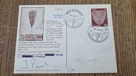 1976 Gedenkballonflug Aug. Piccard  Unterschrift J.Piccard!
