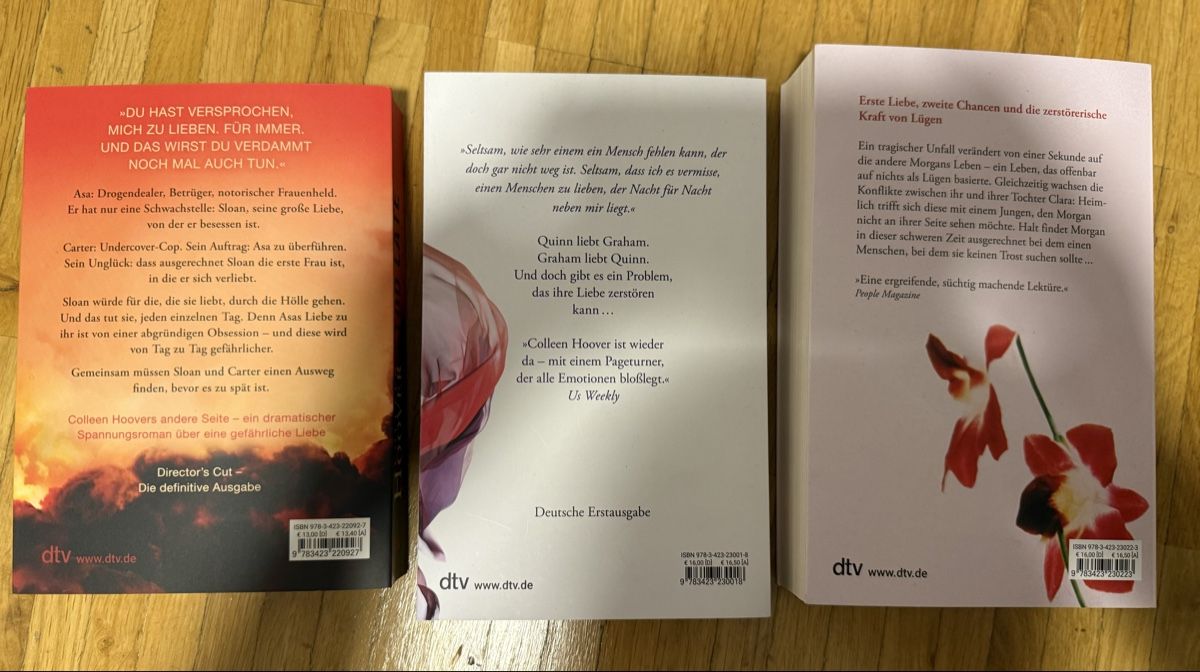 Libri: Colleen Hoover Romane – Nuovo (secondo la descrizione) da Heerbrugg venduto da Sabiiiii 1