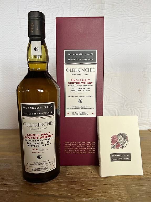 Spirituosen: Glenkinchie 1992 17 Year Old Managers' Choice Whisky – Neu und originalverpackt aus Pensier von motofan99