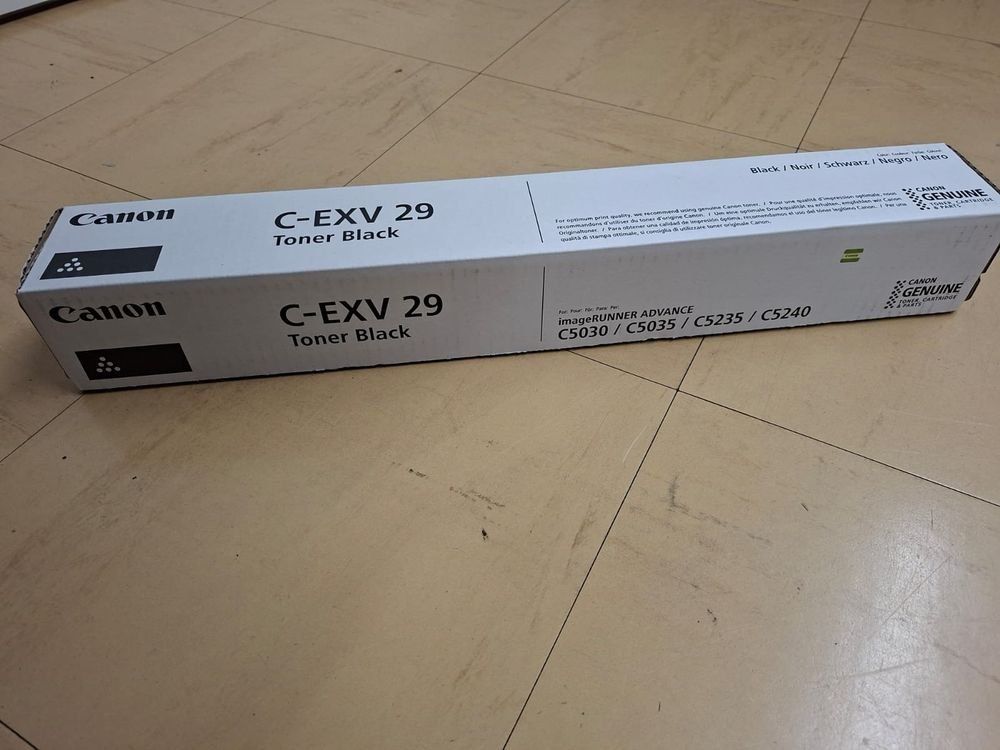 Canon Cartucce per stampanti & toner: Canon C-EXV 29 Toner Black – Nuovo e nell'imballaggio originale da Liestal venduto da CTEAG