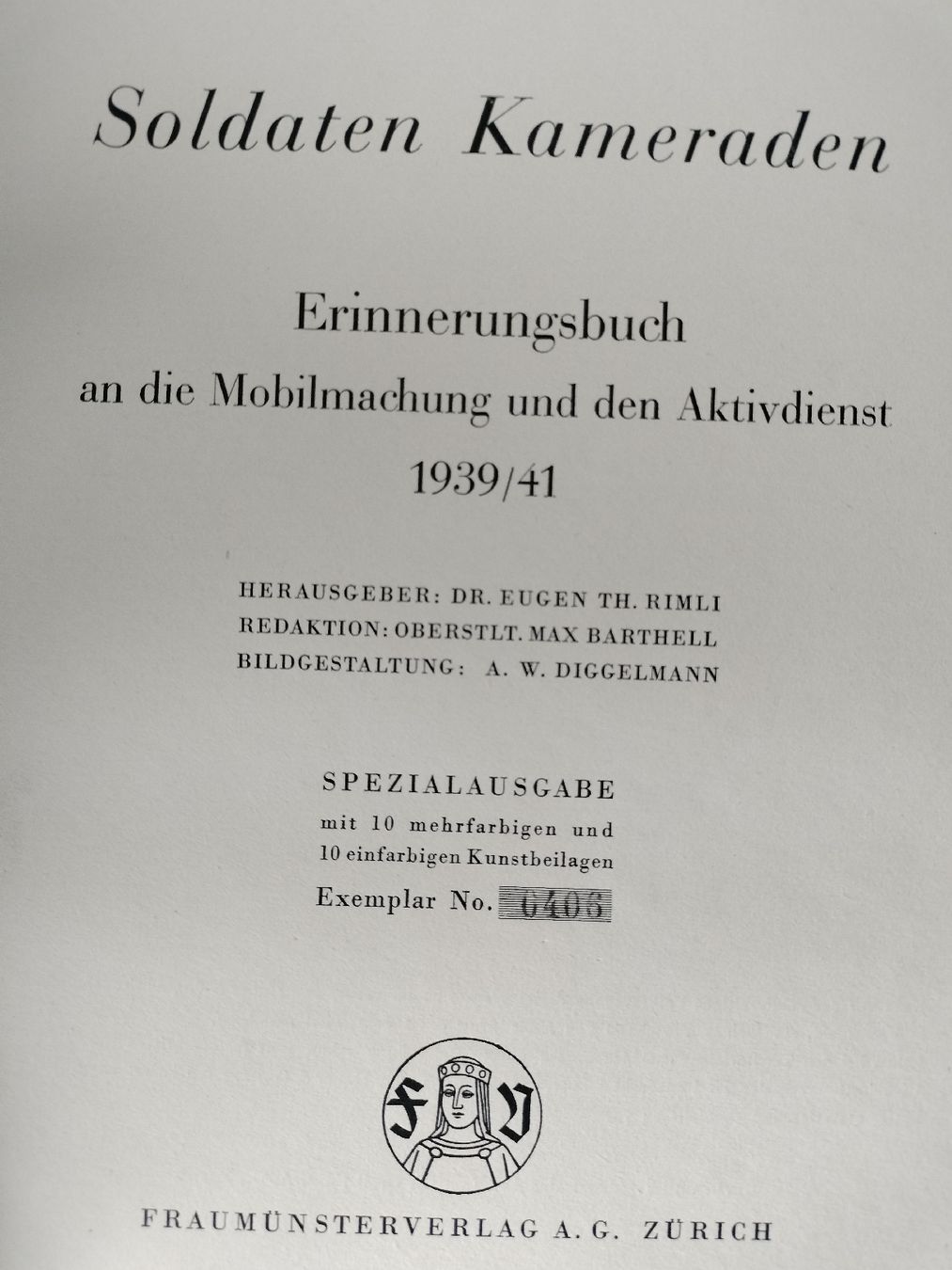 Libri: Schweizer Armee Militär Buch von 1941 – Usato da Schwanden Sigrisw venduto da Wibe81 1