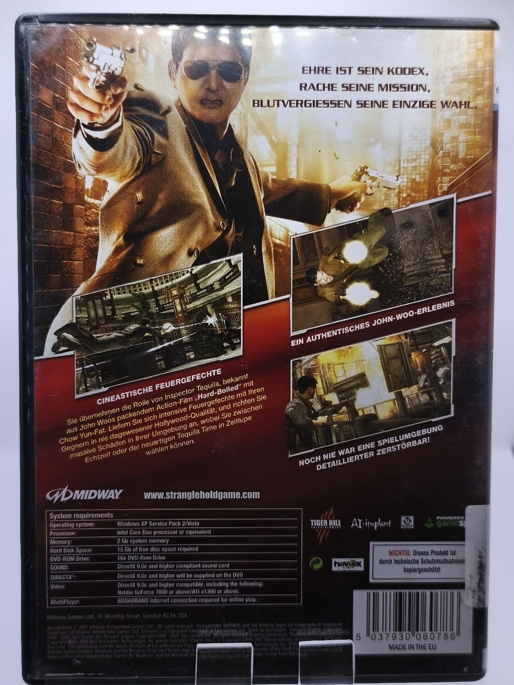 Giochi: Stranglehold PC DVD Jeu d'action John Woo, comme neuf! – Usato da Conthey venduto da Th3gr4yf0x 2