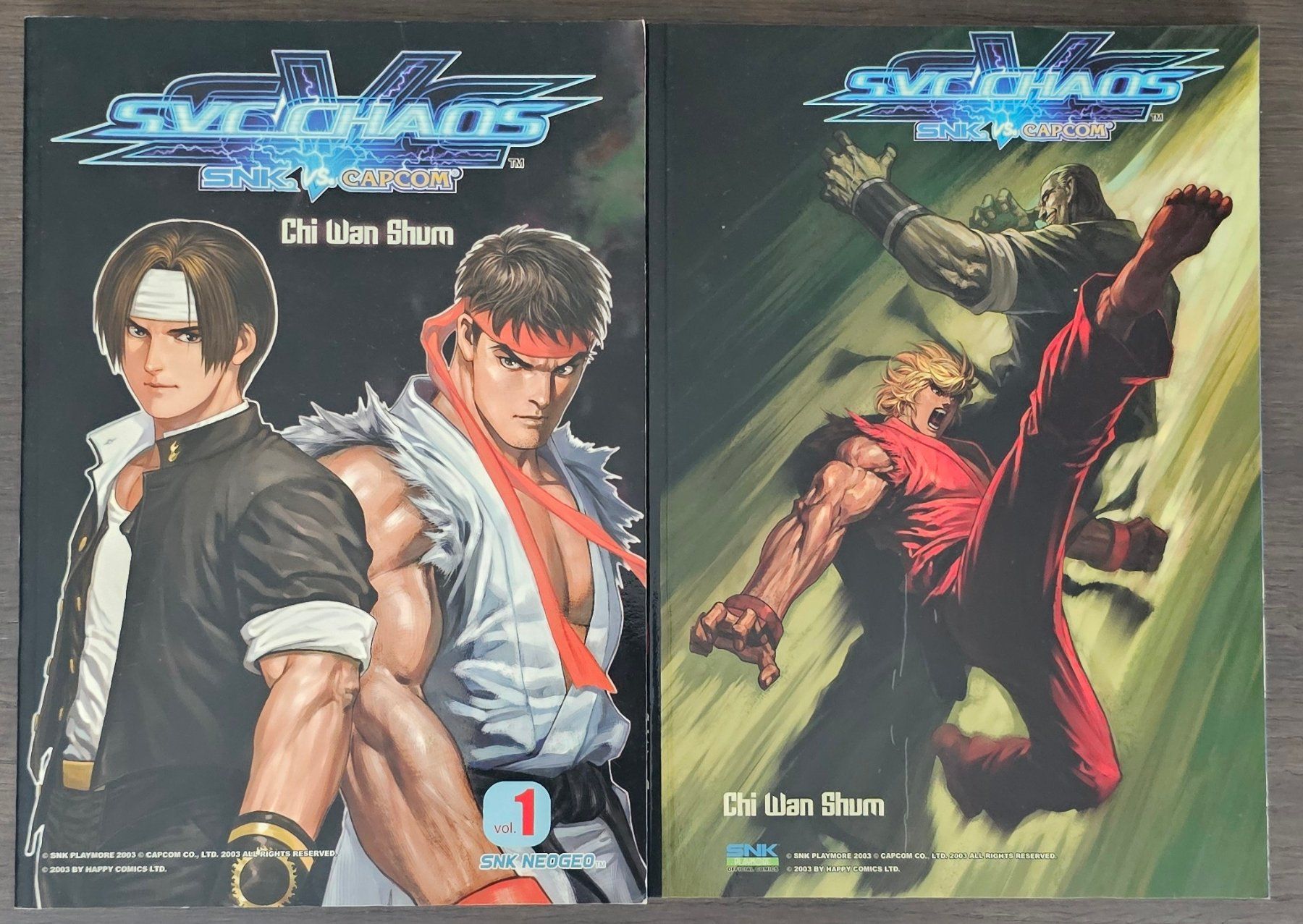 Fumetti: SVC Chaos SNK vs. Capcom Vol 1-2 – Usato da Meyrin venduto da bigjoejr69