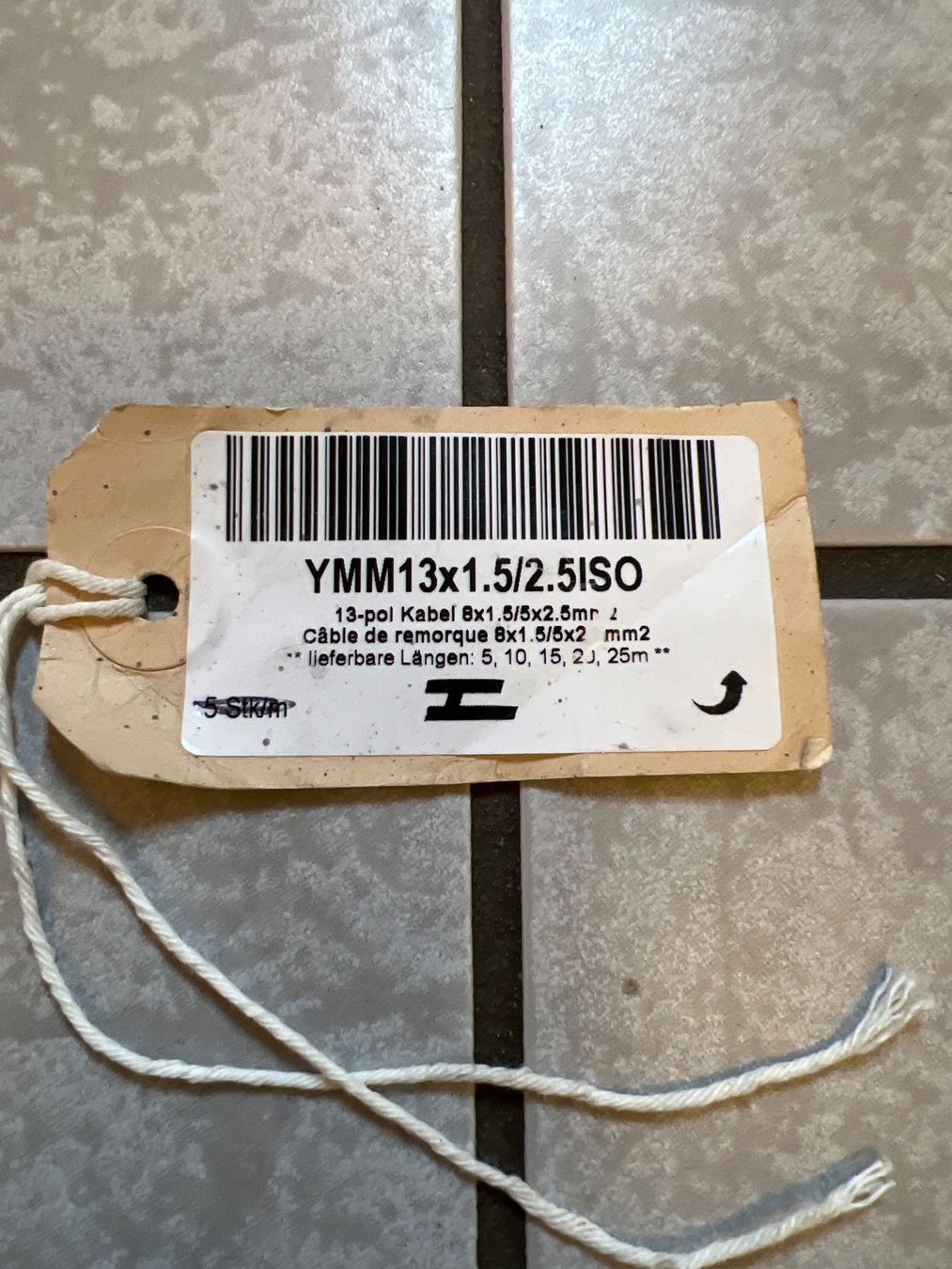 Kabel: Steuerungskabel zu Stöcklin Stapler – Neu (gemäss Beschreibung) aus Wängi von Hug-9545 2