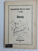 Historische Karte 1941 Oberalp