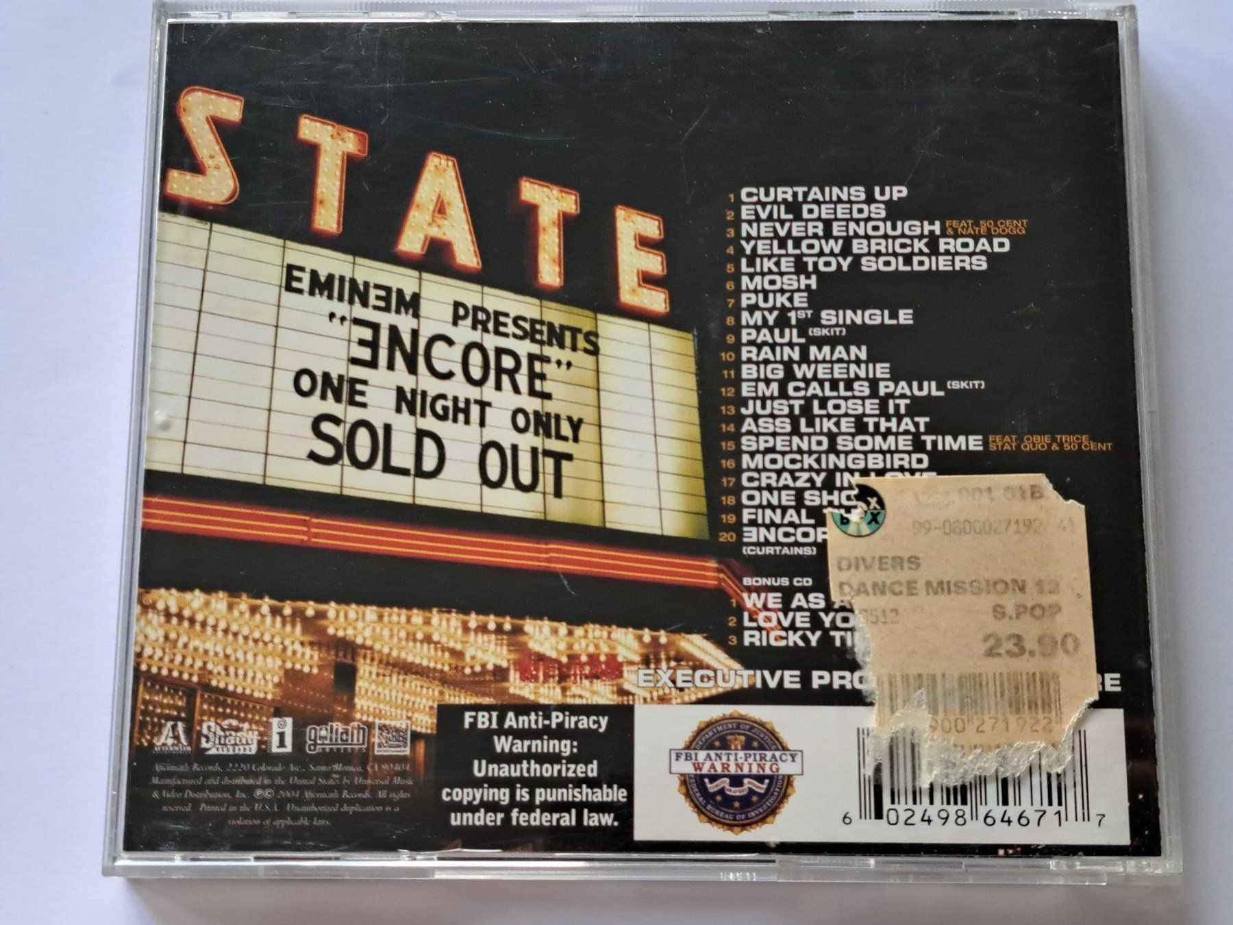 CD: Cd Eminem - Encore – Usato da Pully venduto da bro_n52j 1