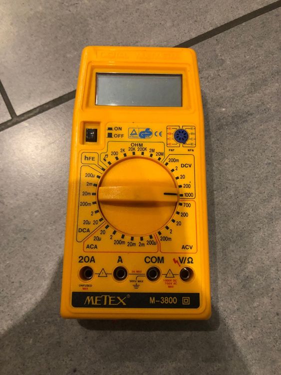METEX M-3800 Digital Multimeter (Gebraucht) in Watt für CHF 15 – mit ...