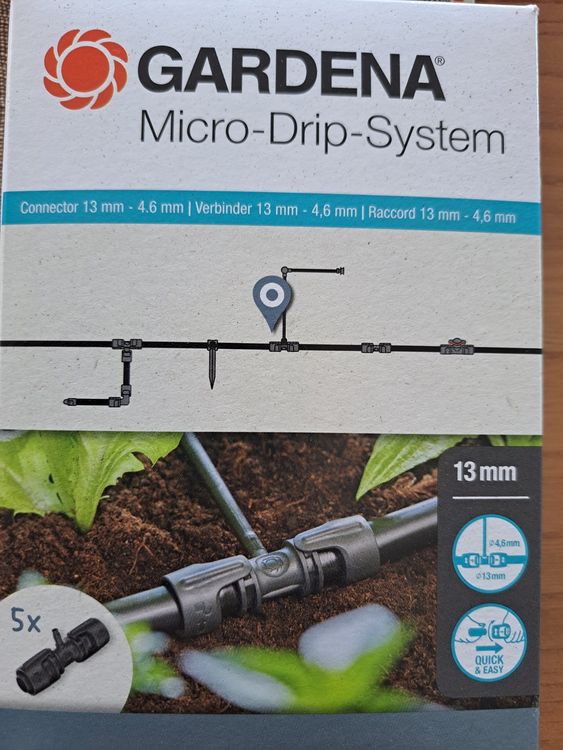 Gardena Micro Dip System 5x T Stück 13mm * NEU* | Kaufen auf Ricardo