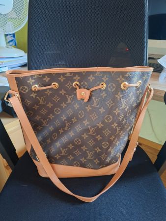 Louis Vuitton Tasche Monogram Canvas Leder Beuteltasche g...