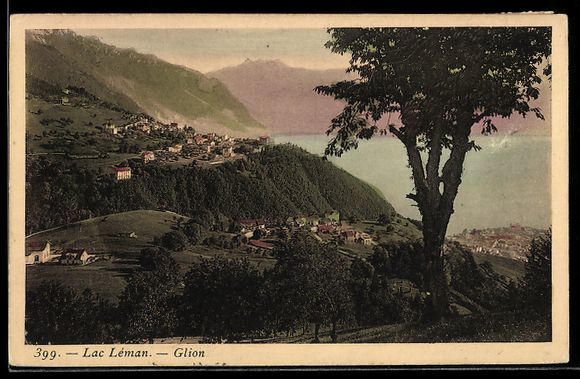 Cartes postales: AK Glion, Lac Léman – D'occasion à Berlin par bartko-reher