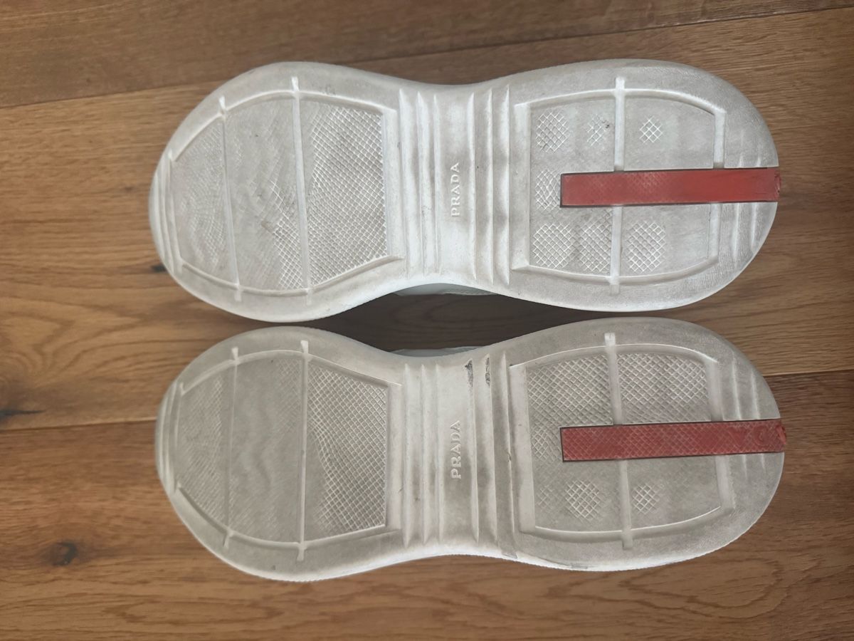 Prada Herrenschuhe: Weisse Prada Cups getragen – Gebraucht aus Rapperswil SG von dia_p6d7 4