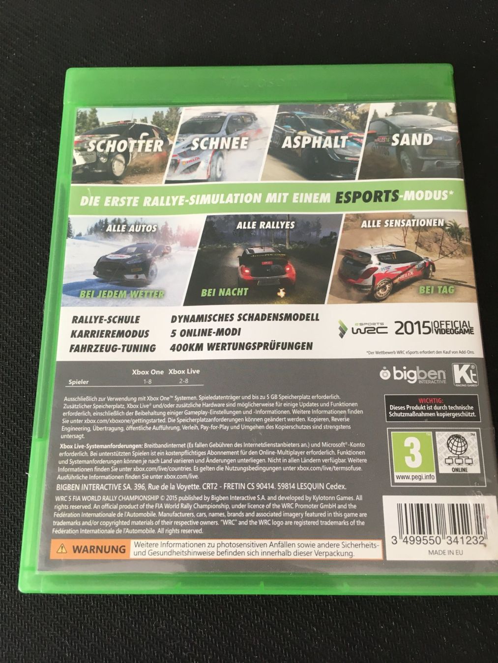 Microsoft Spiele: WRC 5 für Xbox One – Gebraucht aus St.Gallen von sjosjo 1
