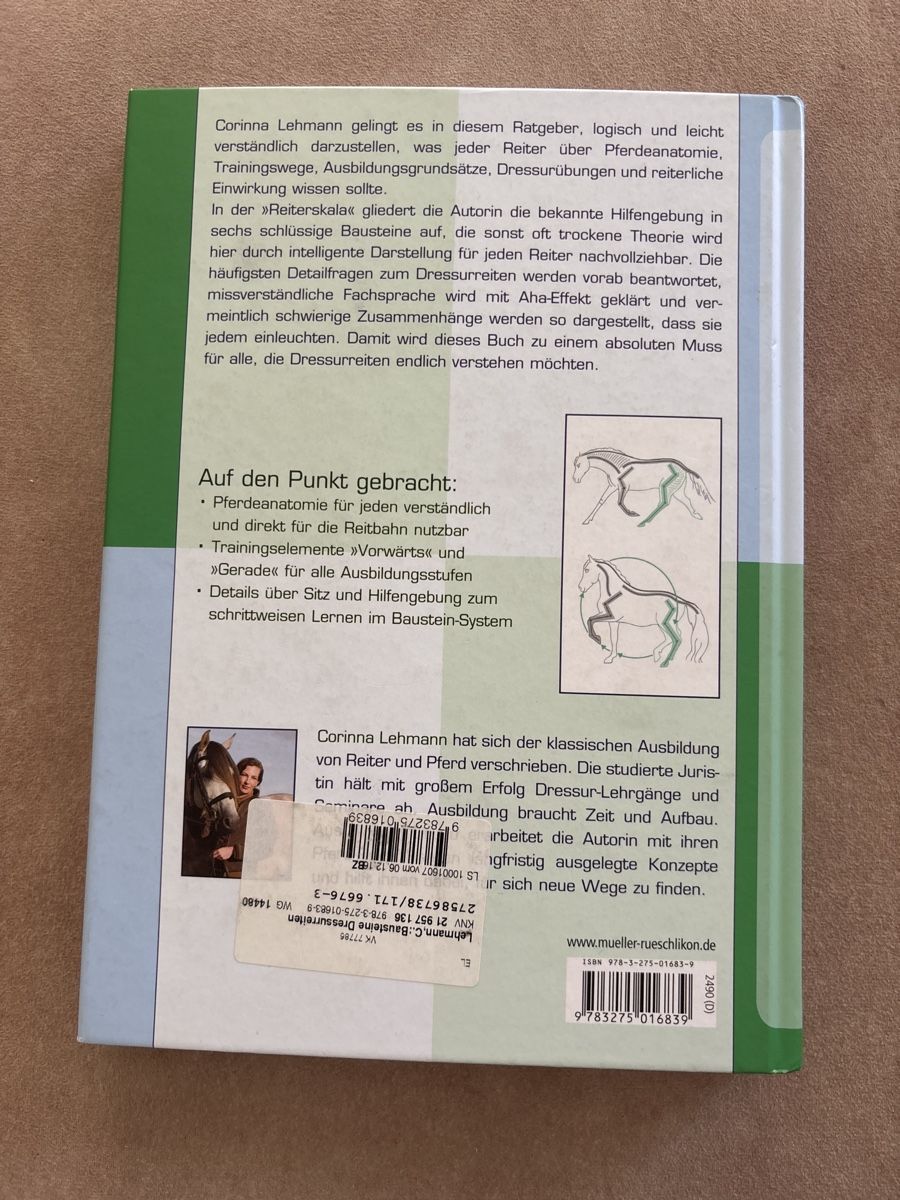 Bücher: Buch Bausteine Dressur Reiten – Gebraucht aus Sisseln AG von Gommibaerli87 1
