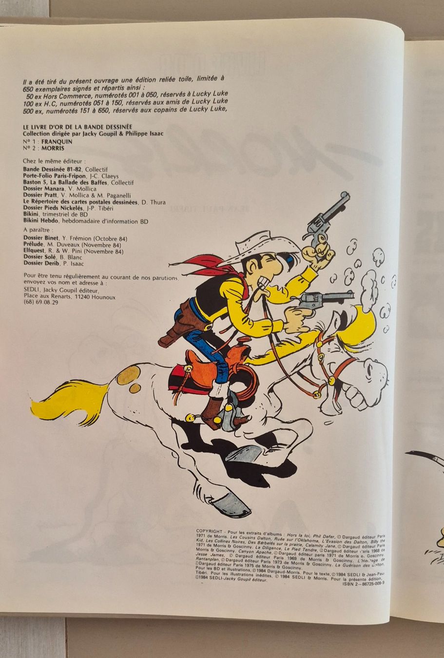 Fumetti: Livre d'or de Morris - Edition originale 1984 – Usato da Grand-Lancy venduto da loi_599y 3