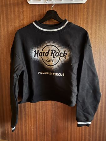 Sweatshirt Hard Rock Cafe Piccadilly Circus noir femme