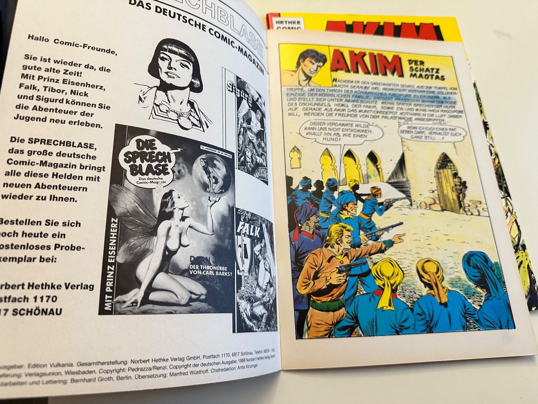 Comics: AKIM HERR DES DSCHUNGELS BAND 1 + 2 - HETHKE COMIC – Gebraucht aus Münsingen von Ganjam 4