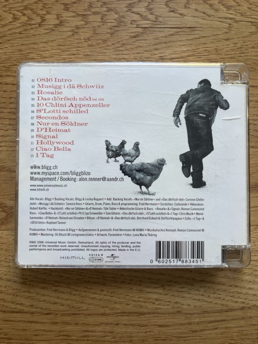CDs: Bligg - 0816 – D'occasion à Sursee par abcdxyz 1