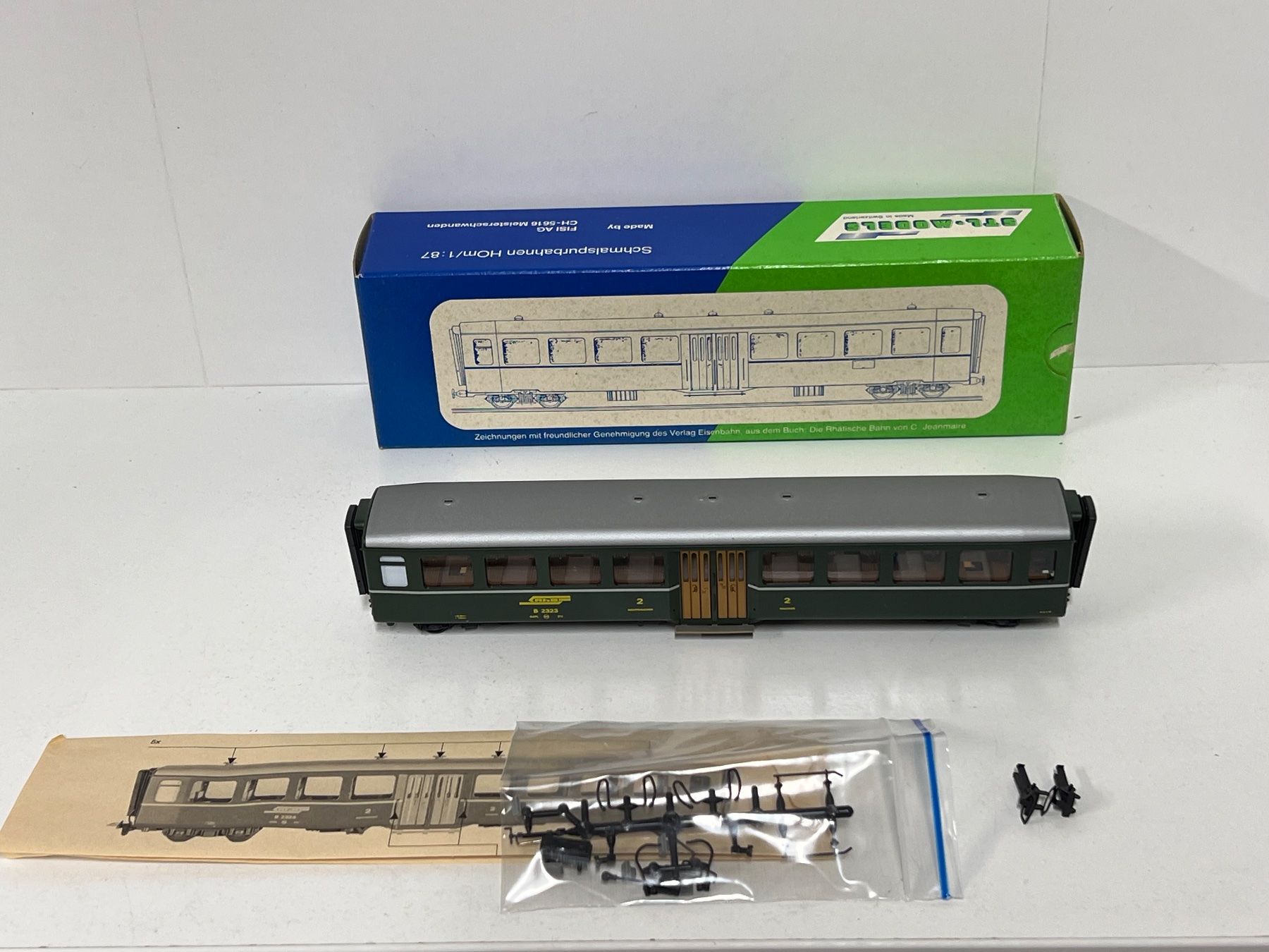 Modelleisenbahnen: STL - MODELS RhB B 2323  H0m – Gebraucht aus Neuenhof von ludovicco